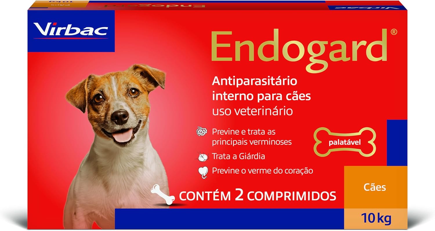 Virbac Endogard: Vermífugo de Amplo Espectro para Cães até 10 kg