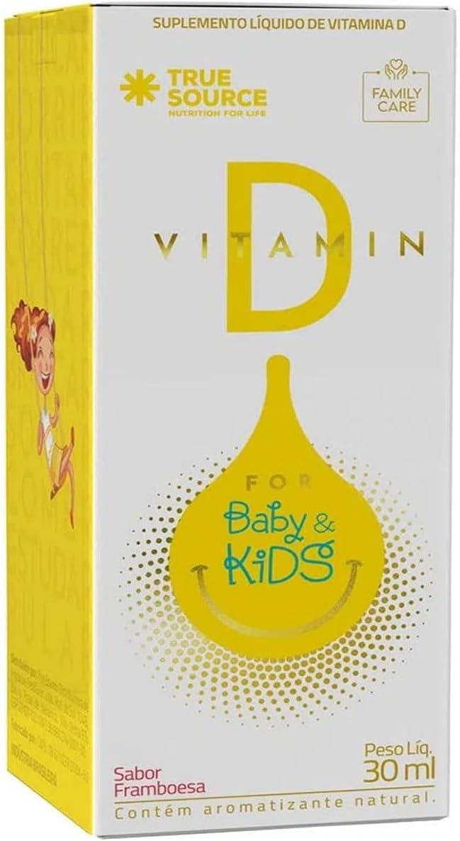 Vitamin D For Baby e Kids (30ml) sabor Framboesa