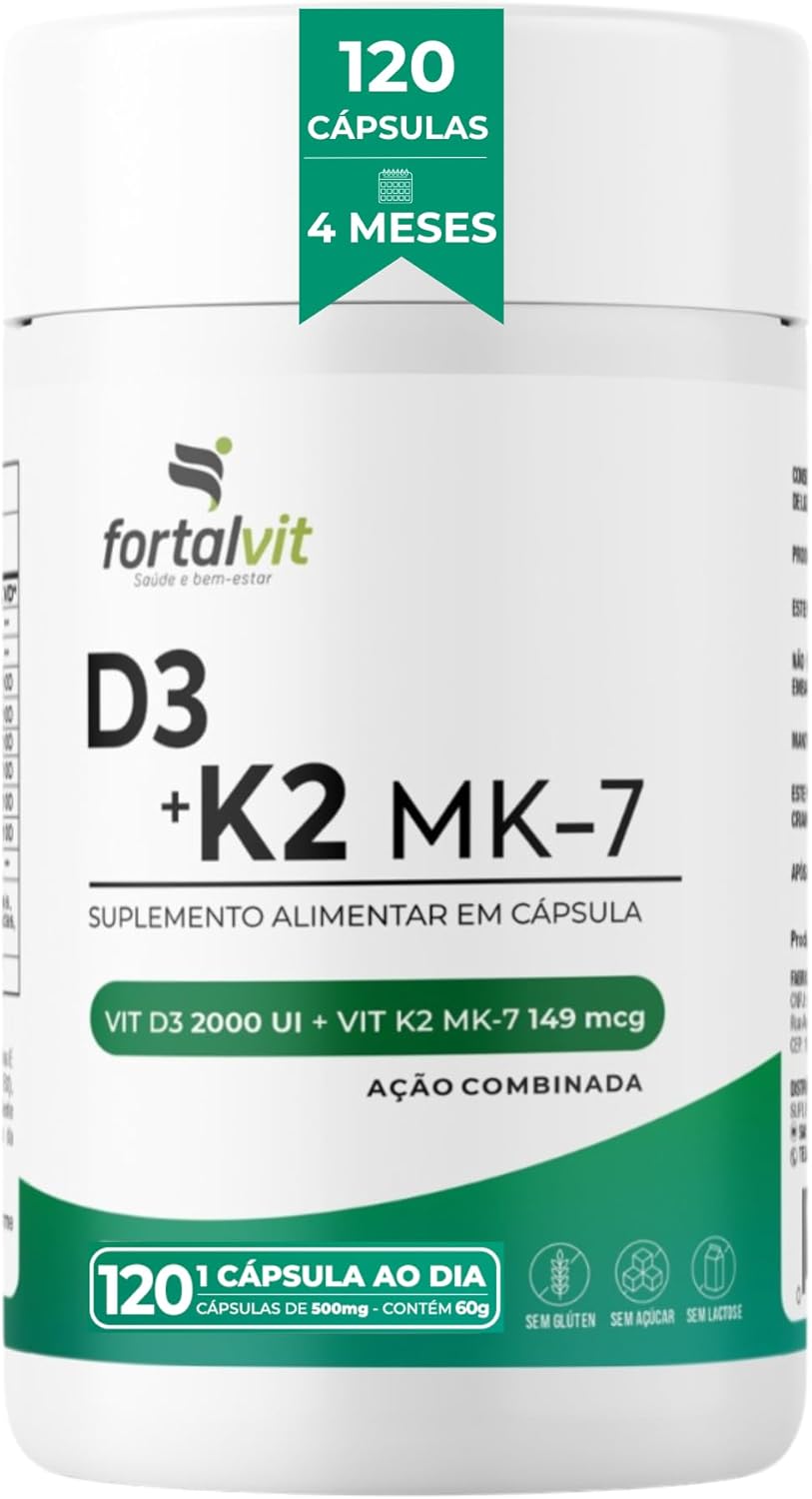 Vitamina D3 + K2 Fortalvit: Vale a Pena? Análise Completa