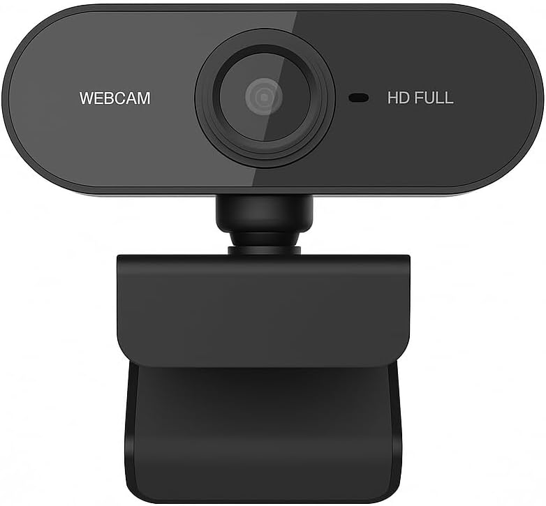 Webcam Premium Full HD 1080p com Foco Automático