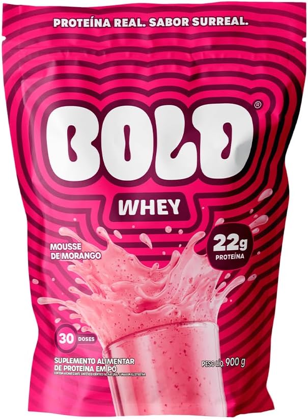 Análise: Whey Protein 3W Bold Whey 900g Mousse de Morango