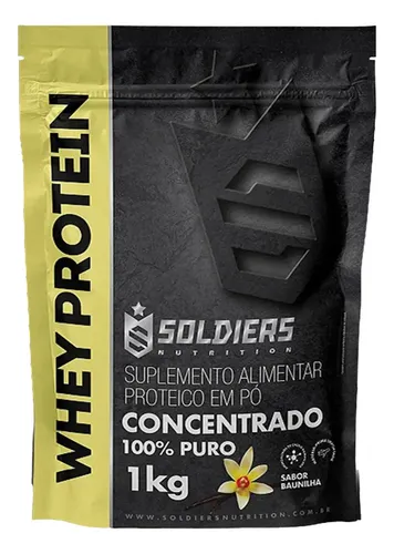 Whey Protein Concentrado 1kg Soldiers Nutrition: Vale a Pena?