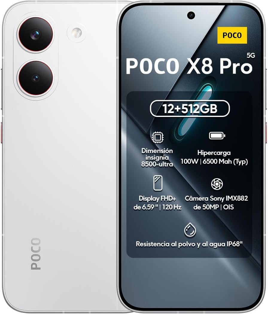 Smartphone Xiaomi Poco X8 Pro 512GB e 12GB RAM