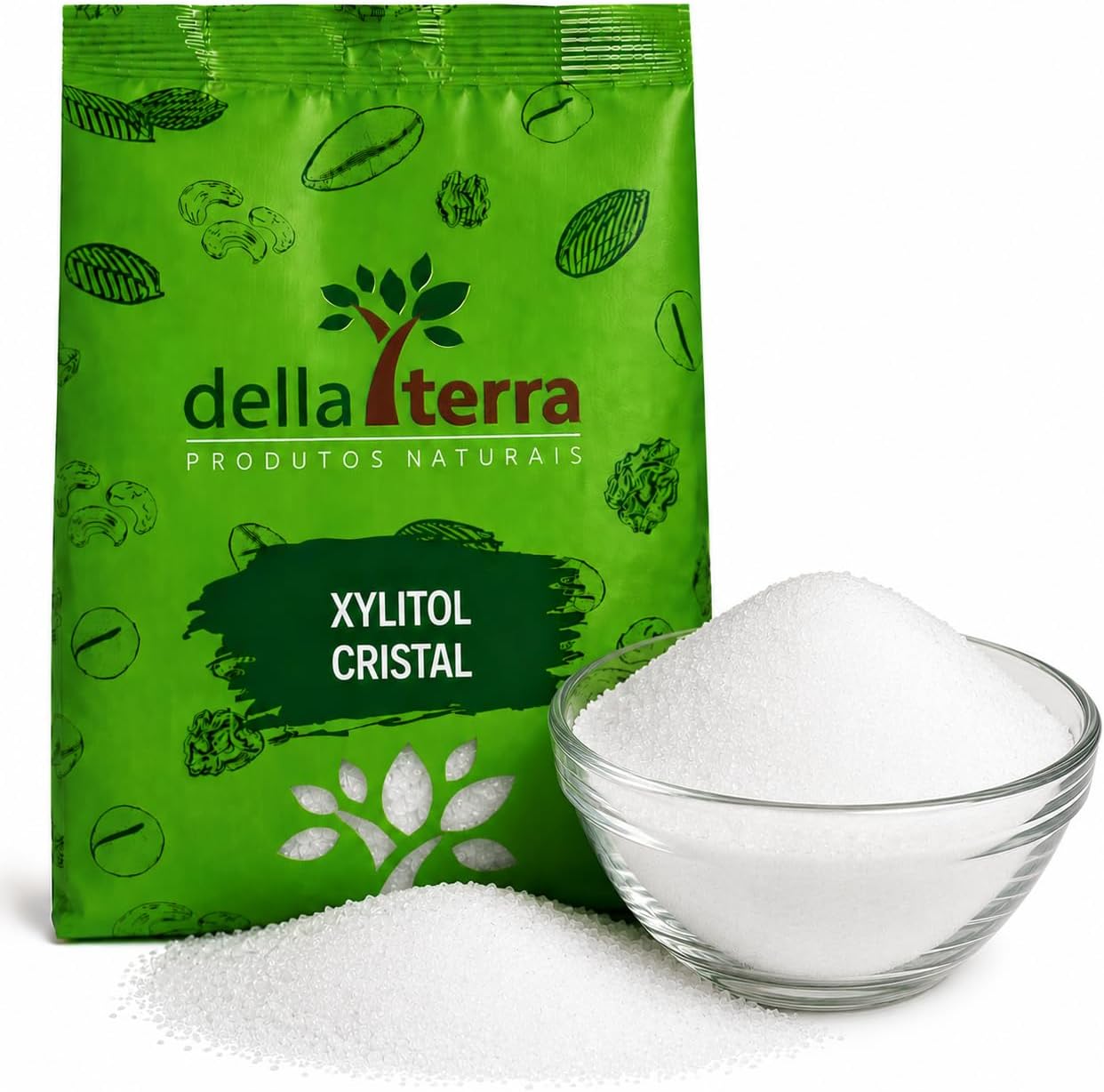 Xylitol Xilitol Cristal Puro 1Kg Della Terra