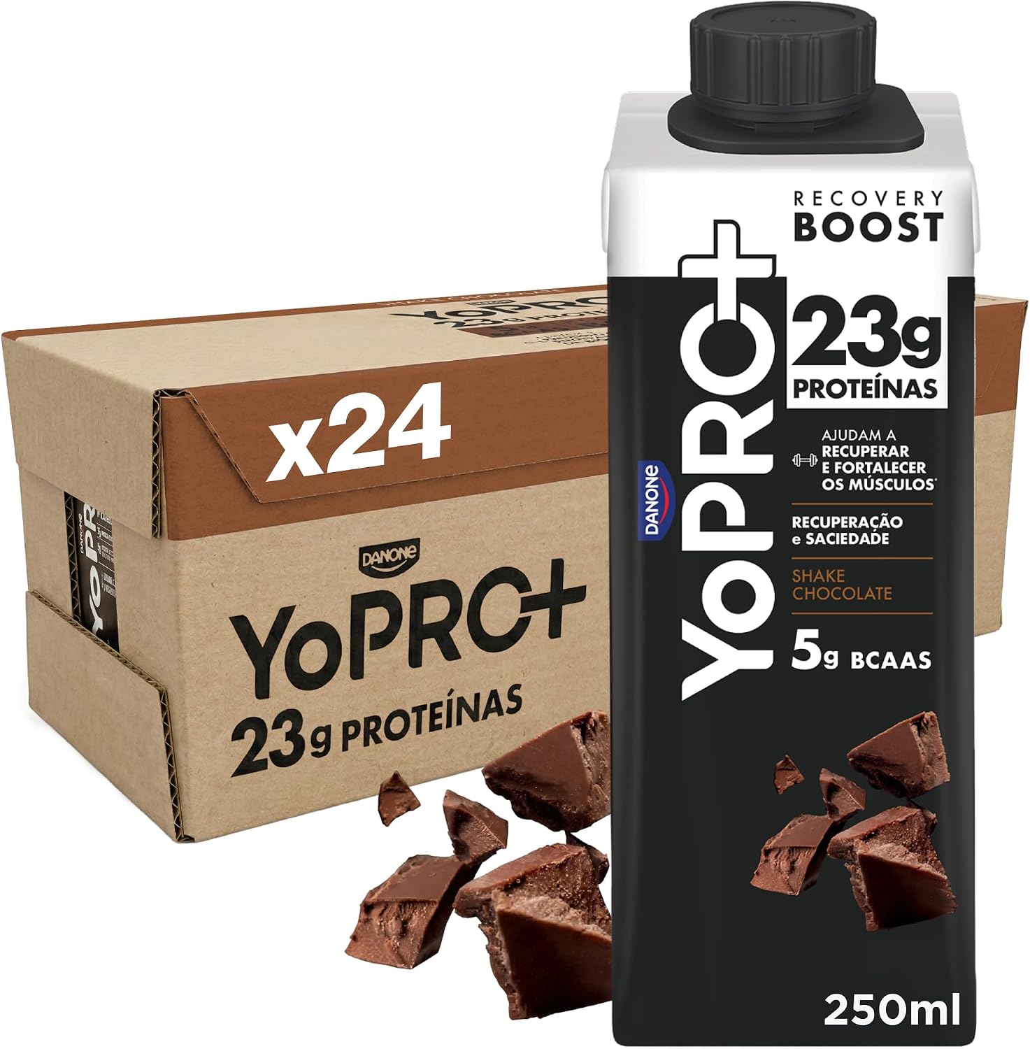 YoPRO Chocolate 250ml Pack 24 Unidades: 23g de Proteína por Dose