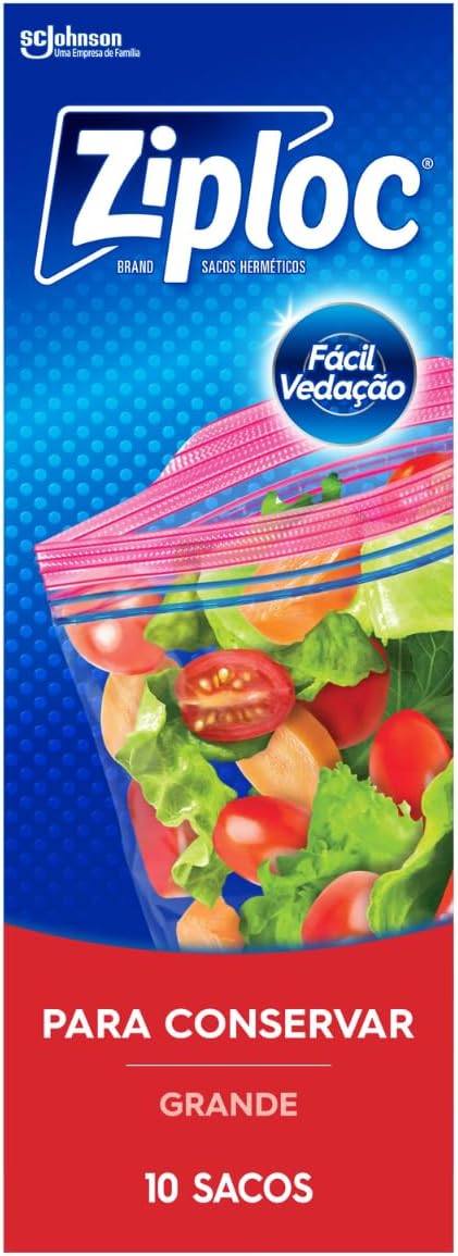Ziploc Saco Hermético Grande: Eficiência na Conservação de Alimentos